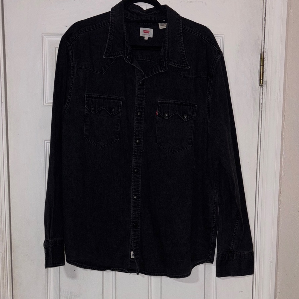 Levi's Charcoal Denim Shirt/Jacket